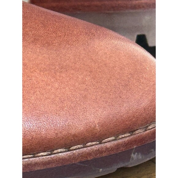 Madewell Womens Rosie Boots Size 8.5 Cognac Tan Leather Block Heel Ankle Booties - Picture 4 of 13